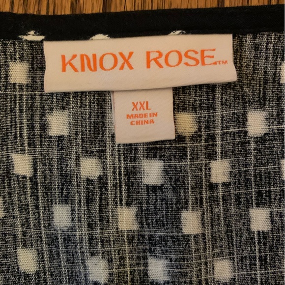 Knox Rose Black and White Midi Dress